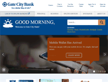 Tablet Screenshot of gatecitybank.com